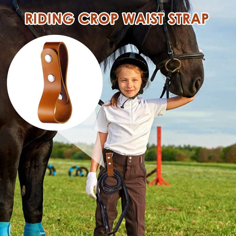 Porte-Fouet De Ceinture Fait  La Main, Faux Cuir, Porte-Fou... - 2
