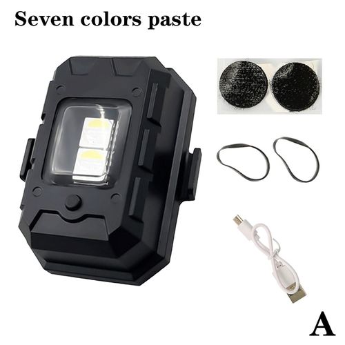 Mini Lumière Anti-Collision À Led Pour Moto, Indicateur De Clignotant, Lumière Stroboscopique Pour Importateur, Iode, 7 Couleurs, Universel