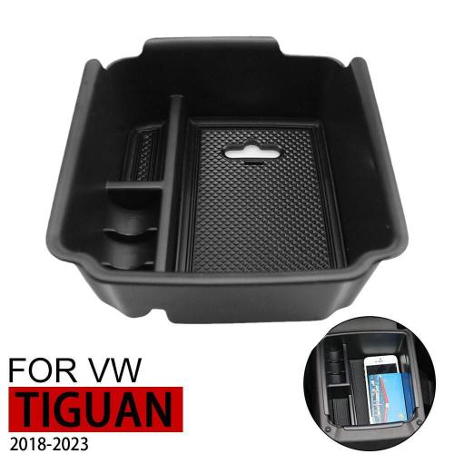 Boîte De Rangement Pour Accoudoir De Console Centrale De Voiture, Accessoire D'nikpour Vw Tiguan 2018-2023