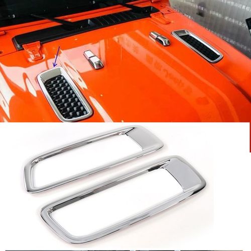 Capot Avant De Voiture Jeep Wrangler Jl 2018 2019, Couvercle Décoratif De Sortie D'air, Accessoires Autocollants