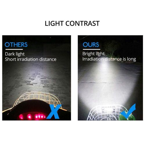 Lampe Led Antibrouillard Pour Voiture, Moto, Tracteur, Bateau, Camion, Suv, Atv, Utv, 12v, Économie D'énergie, G6h3