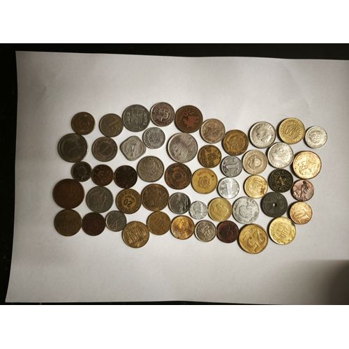 Lot ( J 2-2 ) 50 Pieces De Monnaie Du Monde