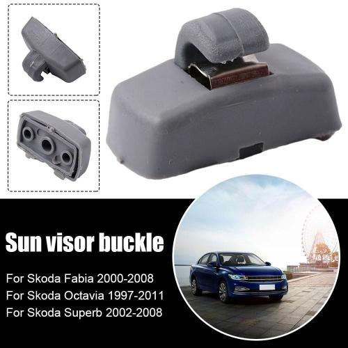 Clips De Support Pour Pare-Soleil Avant, 2 Pièces, Accessoires De Voiture Pour Skoda Fabia Octavia Superb