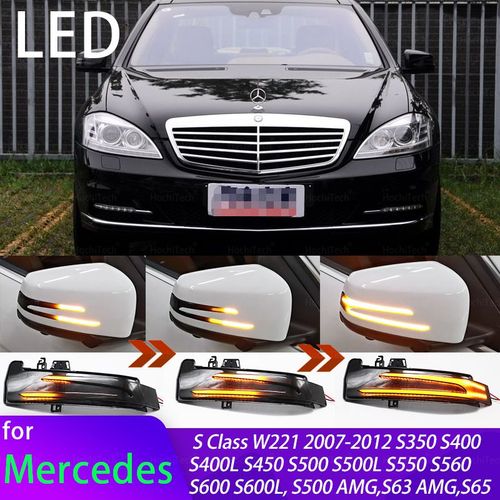 Clignotant Led À Défilement Dynamique Pour Mercedes Benz Classe S W221 2007 ? 2012, Indicateur Séquentiel De Rétroviseur