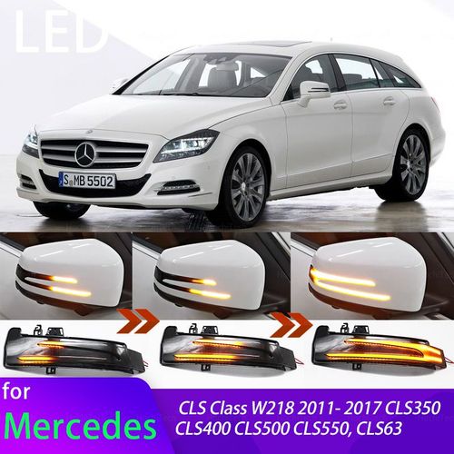 Clignotant Led À Défilement Dynamique Pour Mercedes Benz Cls W218 2011 ? 2017, Indicateur Séquentiel De Rétroviseur