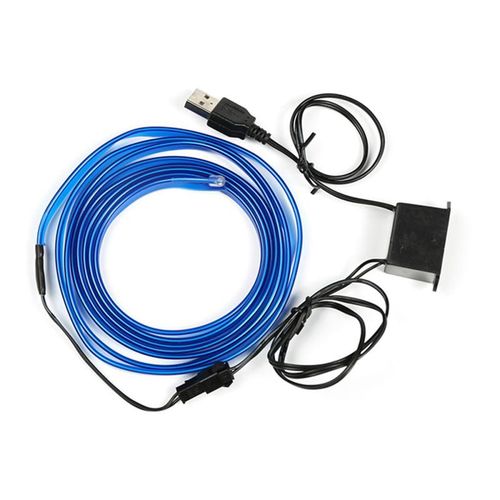 Bandes D'éclairage Intérieur De Voiture À Led, Lampe Au Néon Flexible, Escales Décoratives, Bricolage, Intérieur, 5m