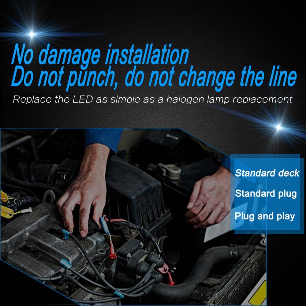 Phares Antibrouillard Pour Voiture, C6 Max Mini H1, H7, H8, ... - 2