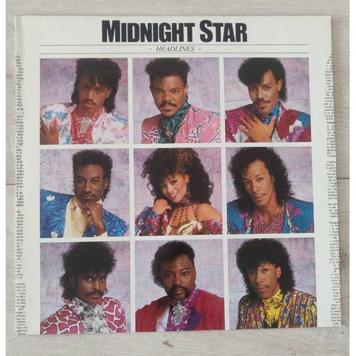 Midnight Star " Headlines " - Vinyle Lp. Germany 1986. Soul Funk.
