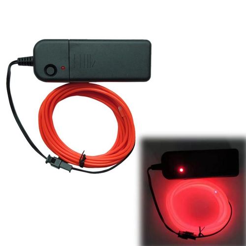 Glow El Wire Cable, Led Neon, Christmas Dance Party, Diy Costumes Clothing, Shoous Escales Decor Lamp, Car Interior