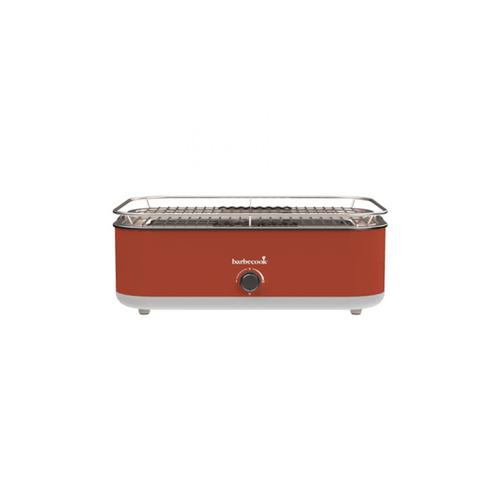 Barbecook E-Carlo gril de table électrique rouge 42,5x33x16,5cm