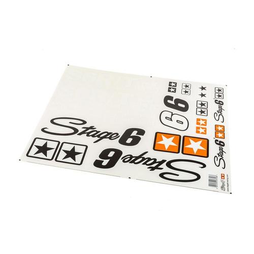Planche De Stickers A2 Stage6 Blanc