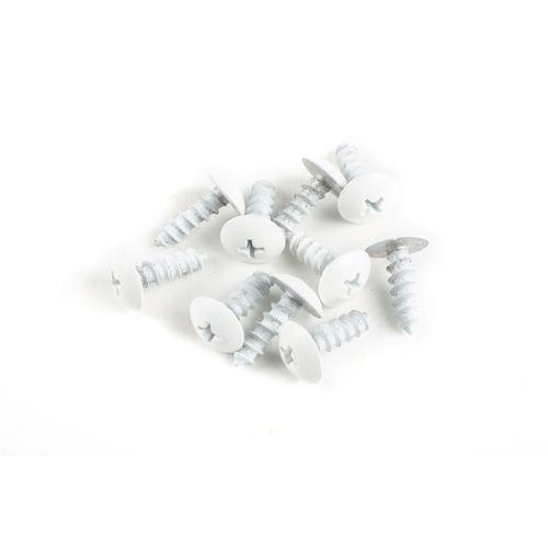 Kit Vis Carénage M5x12 Alu Blanc (10pcs)