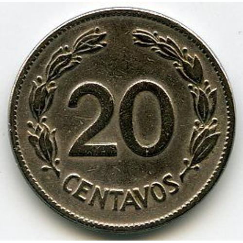 Equateur 20 Centavos 1946