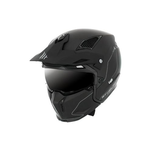 Casque Trial Mt Streetfighter Sv Uni Noir Mat L