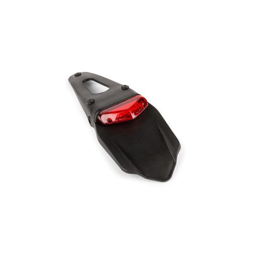 Support De Plaque Avec Feu Arrière À Led (X9) Rouge Moto 50cc