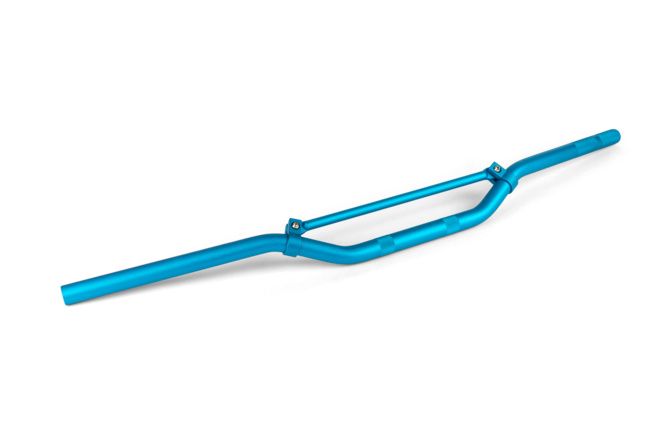 Guidon Moto 50 Type Cross 22mm Bleu