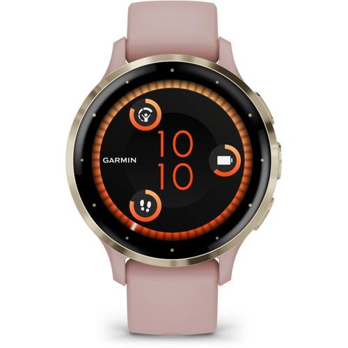 Garmin Venu 3s, Soft Gold Avec Bracelet Rose