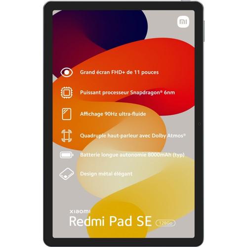Tablette Xiaomi Redmi Pad 6/128 Go 10.61 pouces Gris graphite