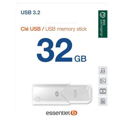 Clé USB ESSENTIELB 32Go USB 3.0