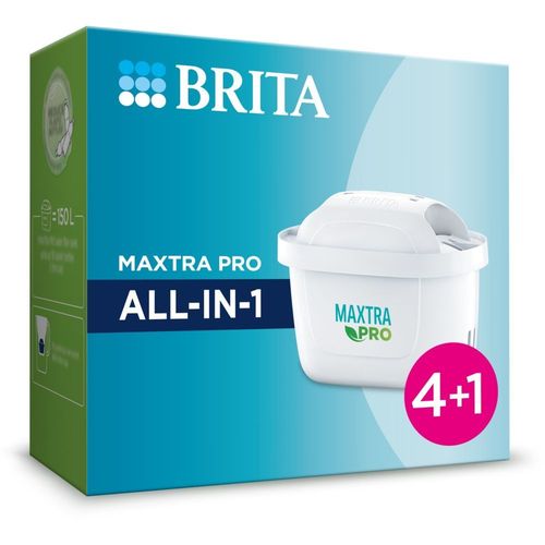 Pack De 4+1 Cartouches Filtrantes Maxtra Pro All-in-1 Pour Carafes Filtrantes Brita - Pack De 4+1 Cartouches