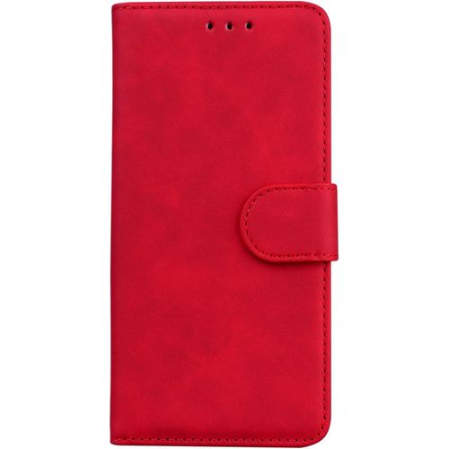 Far Coque Pour Xiaomi Redmi Note 12 Pro Plus, Housse De Protection Anti-Choc Avec [Carte Fentes] Etui Xiaomi Redmi Note 12 Pro Plus Coque À Rabat Pochette Portefeuille En Cuir Pu - Rouge
