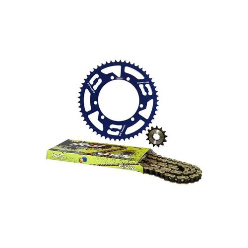 Kit Chaîne Alu Bleu 13x53 - 428 Doppler Sherco 50cc