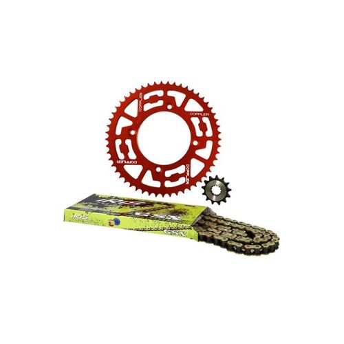 Kit Chaîne Alu Rouge 13x53 - 428 Doppler Beta Rr