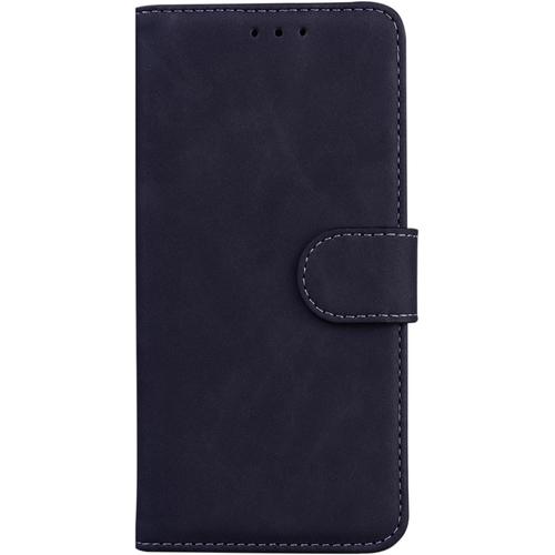 Far Coque Pour Samsung Galaxy A34 5g Housse De Protection Anti-Choc Avec Magnétique Carte Fentes Etui Samsung A34 5g Coque À Rabat Pochette Portefeuille En Cuir Pu Noir