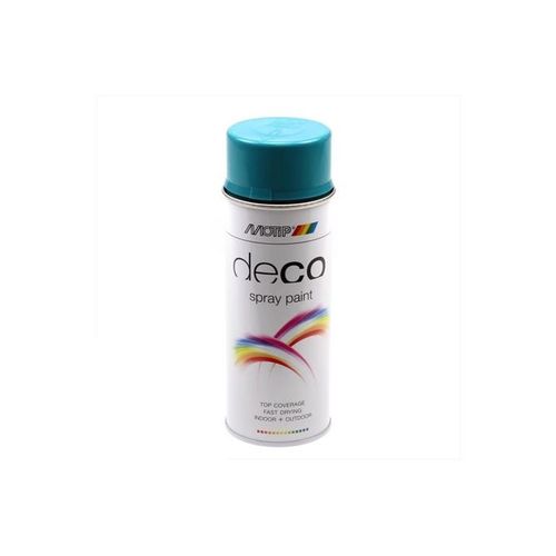 Bombe de peinture bleu turquoise RAL 5018 Motip 400ml (Aérosol)