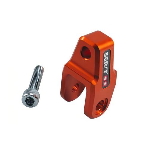 Réhausseur D'amortisseur Stage6 Cnc +40mm Orange Mbk Booster / Nitro Homologué