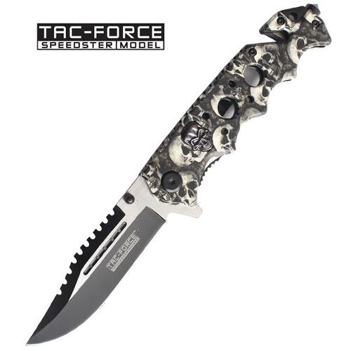 Couteau Tac Force Death TF-809GY Master Cutlery Couteau de Poche Pliant Swordspirit