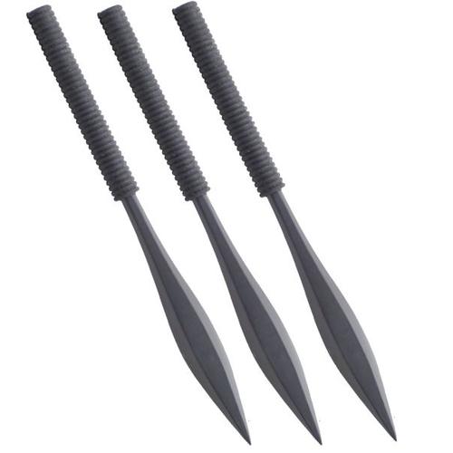 Lot de 3 Couteaux a Lancer Ninja Kunais Shinobi Entrainement Swordspirit