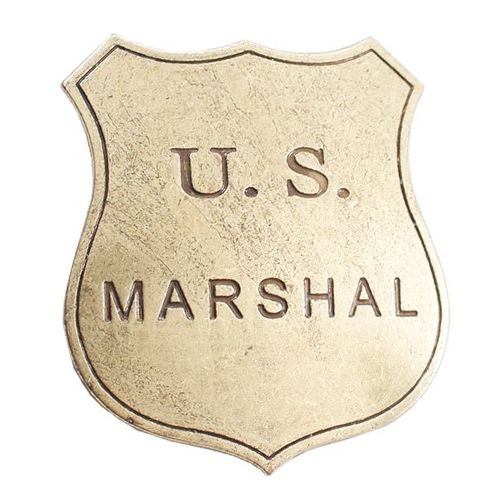 Badge Etoile de Marshal US Denix Badge Acier 113 Swordspirit