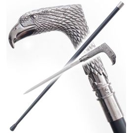 Canne Epee de Marche Aigle Eagle Acier Swordspirit
