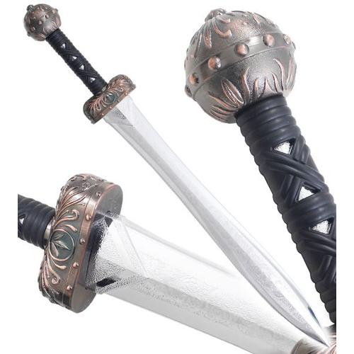 Epee Glaive Gladiateur Polypropylene Argent Entrainement Combat 84cm Swordspirit