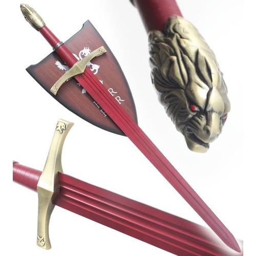 Game of Thrones Epee Oathkeeper Rouge Epee Tyrion Version Livre Le Trone de Fer Epee Swordspirit