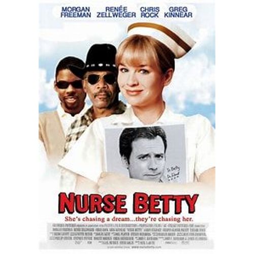 Dvd "Nurse Betty" Avec Morgan Freeman Et Renée Zellweger...... "Elle Poursuit Son Rêve.... Mais Eux La Poursuivent"!
