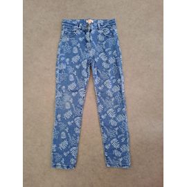 Jean Slim Bleu "Tropical" Du Pareil Au Même - 8 Ans