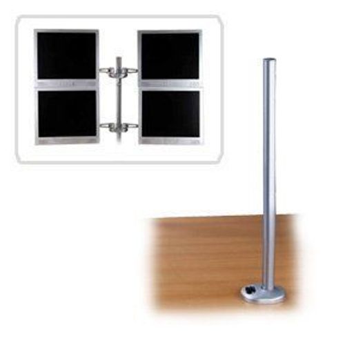Lindy 40963 Support D'écran Plat Pour Bureau Argent
