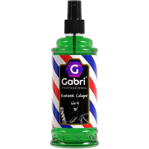 No:4 After Shave Barber Cologne 400ml-70° Eau De Cologne Pour Hommes,Eau De Cologne Pour Coiffeurs,Relaxante,Calmante,Apaisante,Rafraîchissante 