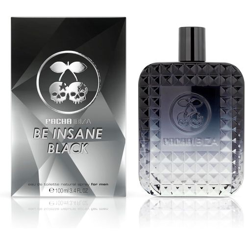 Ibiza Perfumes-Be Insane Black,Eau De Toilette Pour Homme-Longue Durée-Parfum Sexy,Masculin Et Élégant-Notes Boisées Et Épicées-Idéal Pour La Journée-100 Ml 