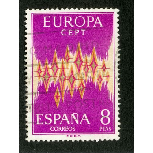 Timbre Oblitéré Espana, Correos, Europa Cept, 8 Ptas