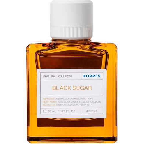 Eau De Toilette Black Sugar Pour Femme,88% D'origine Naturelle,Parfum Oriental & Gourmand,Flacon Verre Ambré,50 Ml 
