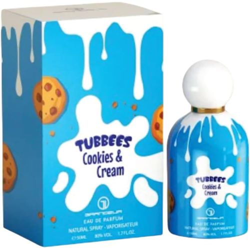Choice Tubbees Parfum | Eau De Parfum Tubbees Cookies And Cream Pour Enfants 50 Ml | Parfum Beurre,Vanille Et Chocolat Au Lait | Parfum Tubbees Vanille Fabriqué Aux Émirats Arabes Unis 