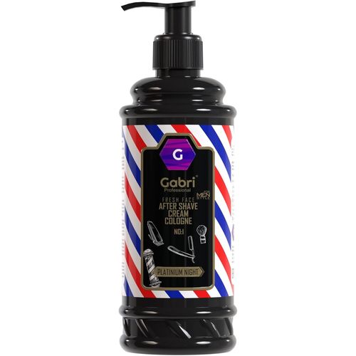 Professional No:1 Platinum Night After Shave Cream Cologne Balm 400 Ml-Lotion Pour Hommes-Fraîcheur Hydratante Pour Le Visage,Rafraîchissement Relaxant 