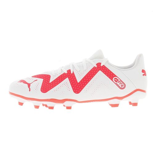 Chaussures Football Lamelles Puma Future Play Fg/Ag Jr Blanc - 32