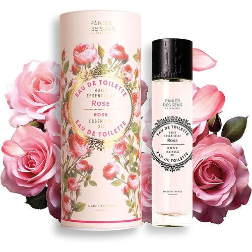 Eau De Toilette Rose Poudrée - Cadeau Femme - Parfum De Grasse - Par Des Maîtres Parfumeurs - Parfum Femme Corps & Cheveux - Aux Huiles Essentielles Made In France - Flacon 50ml 