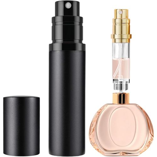 Vaporisateur De Parfum Rechargeable,5 Ml,Flacon De Parfum Vide Pour Voyage,Mini Vaporisateur De Parfum Vide Pour Les Voyages,Noir 