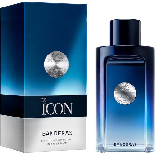 Antonio - The Icon,Eau De Toilette Pour Homme - Longue Durée - Parfum Masculin,Élégant,À La Personnalité Bien Affirmée - Notes Boisées Ambrées - Idéal Pour Les Événements Spéciaux - 200 Ml 