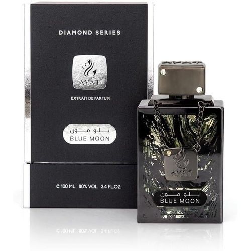 Eau De Parfum Diamond Series 100ml Parfum Pour Homme - Parfum Dubai - Fabriqué Aux Émirats Arabes Unis - Une Fragrance Sensuel Orientale (Blue Moon) 